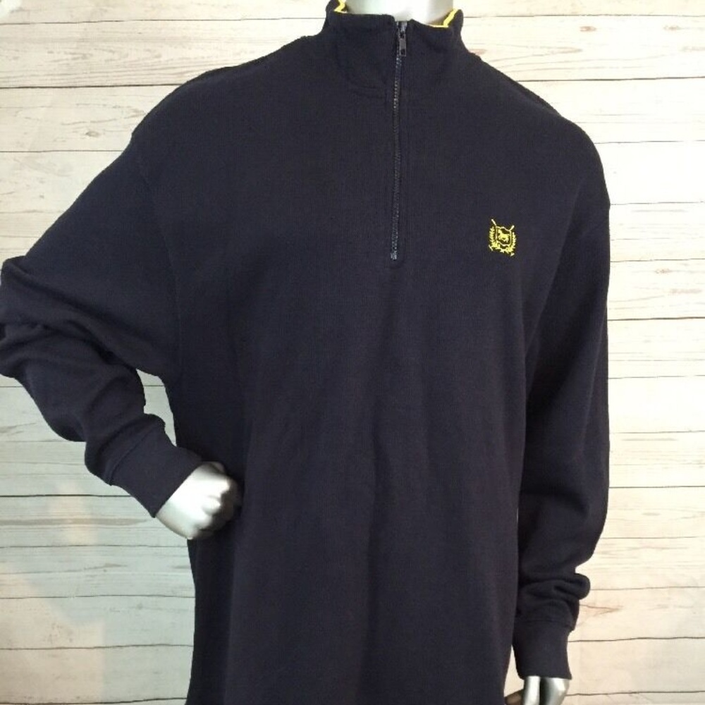 Thre3 Navy Blue Pull Over 2XL